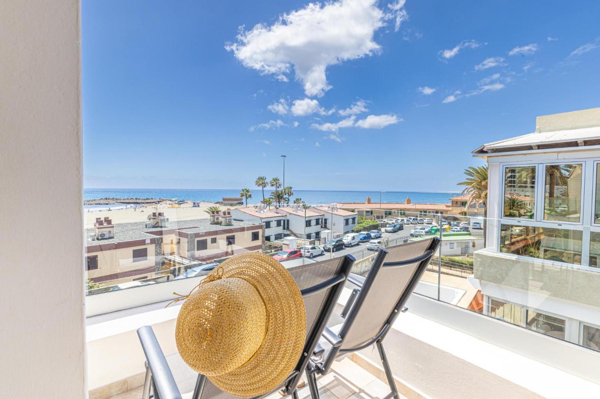 Atico Apartamento Las Burras Playa San Agustin  Luaran gambar